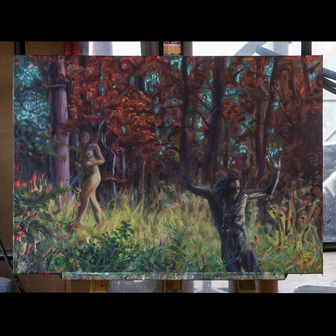 Faun, 2026 — Acryl auf Leinwand von Jannis Winckler