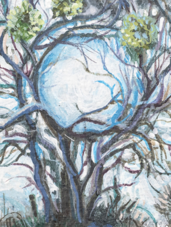 Portal 1 — Detail, Acryl auf Leinwand von Jannis Winckler